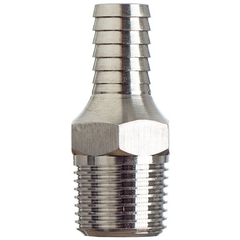 Schlauchtülle 10 mm, 1/2 Zoll npt Gewinde, Edelstahl